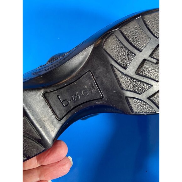 Mules/Clogs Slip-On Comfort Footwear Leather Womens Black Size 7 B.Ø.C. Brand - Picture 12 of 16